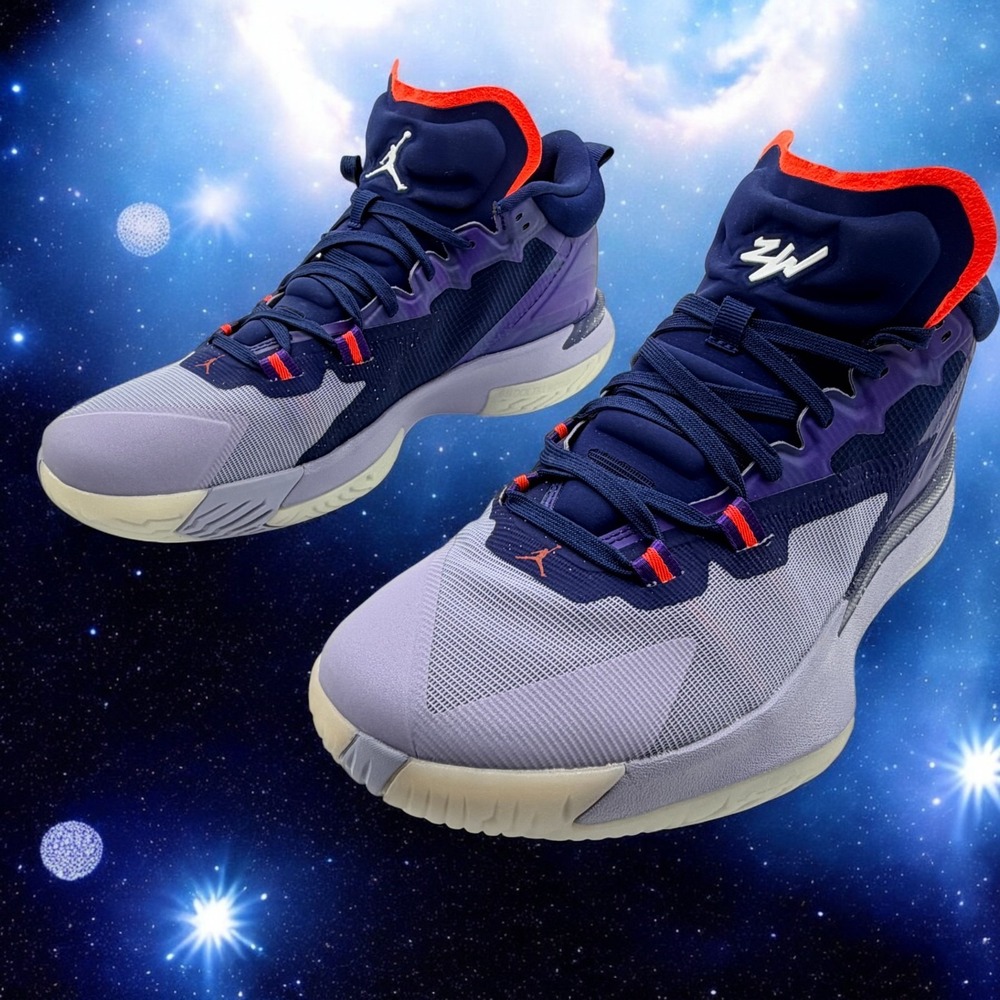 New Nike Jordan Zion 1 PF Sneaker Mens Sz 11 Blue Crimson Basketball DA3130-400